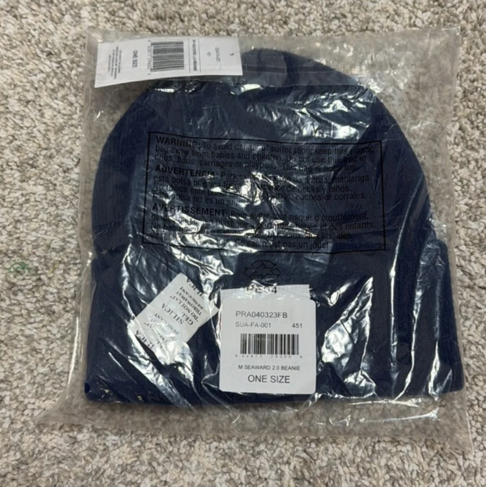 Hurley Seaward 2.0 Logo Beanie in Navy Blue NWT